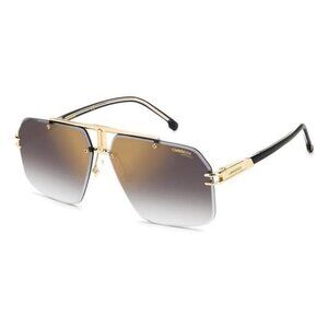 New CARRERA Gold Rimless Square 1054/S RHLFQ Sunglasses Women